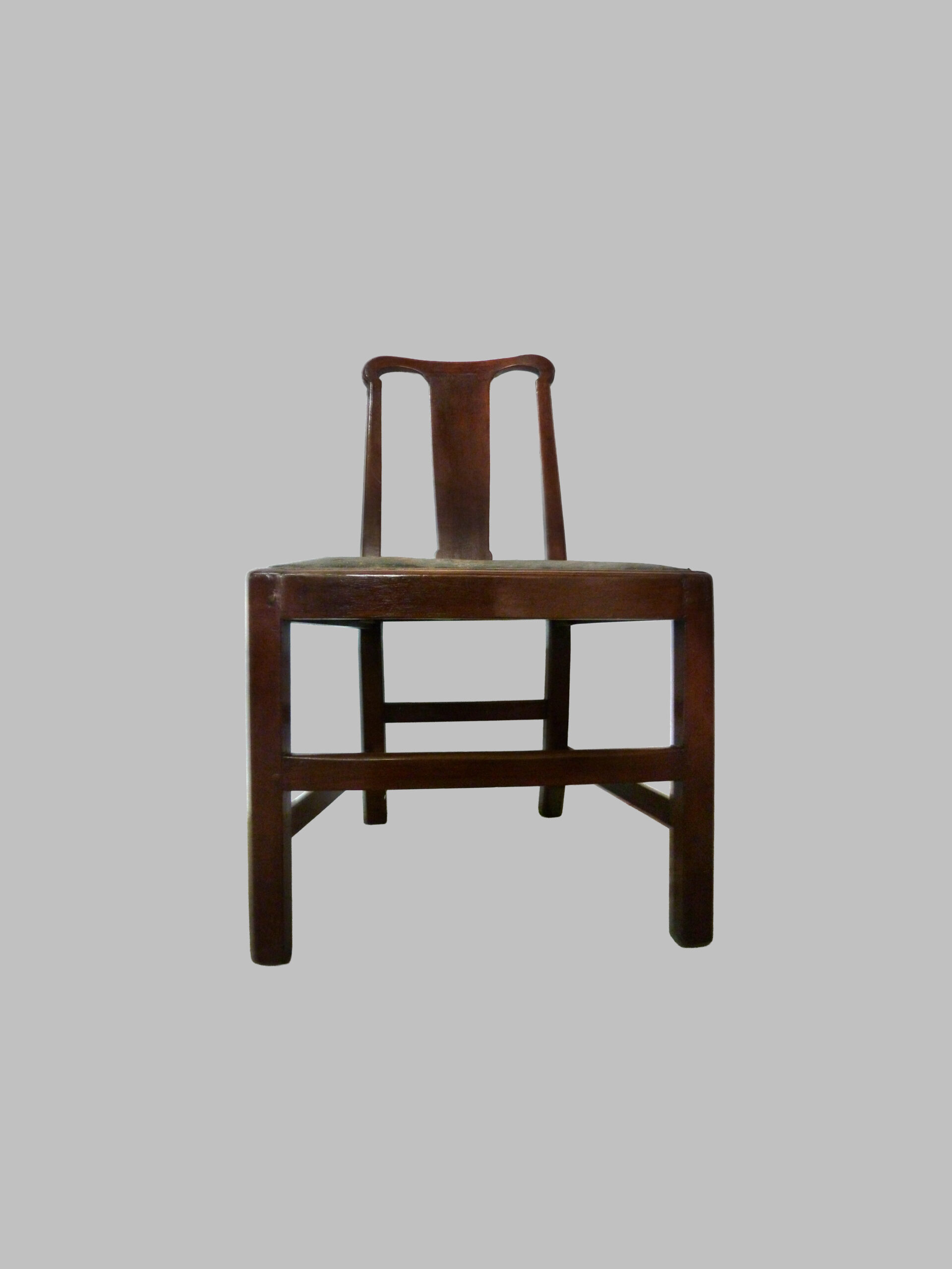 Conjunto de 4 Sillas Inglesas Chippendale de Caoba – Siglo XVIII - Imagen 3