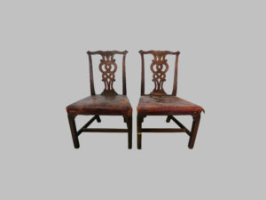 Pareja de Sillas Chippendale Inglesas – Siglo XVIII