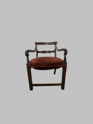 Sillón Regency en caoba - C. 1820