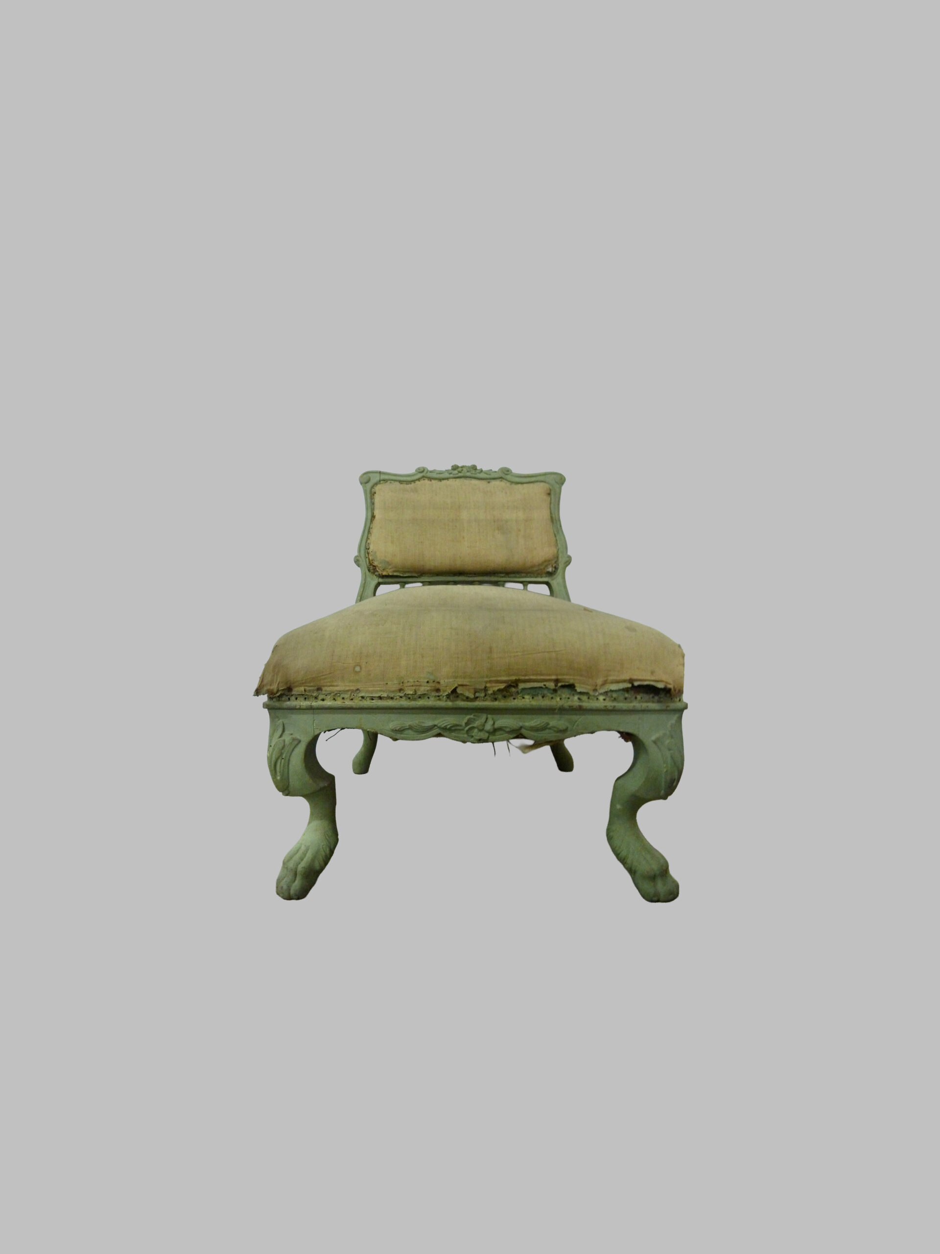 Sillón Luis XV sin Brazos Policromado – Siglo XVIII — изображение 2