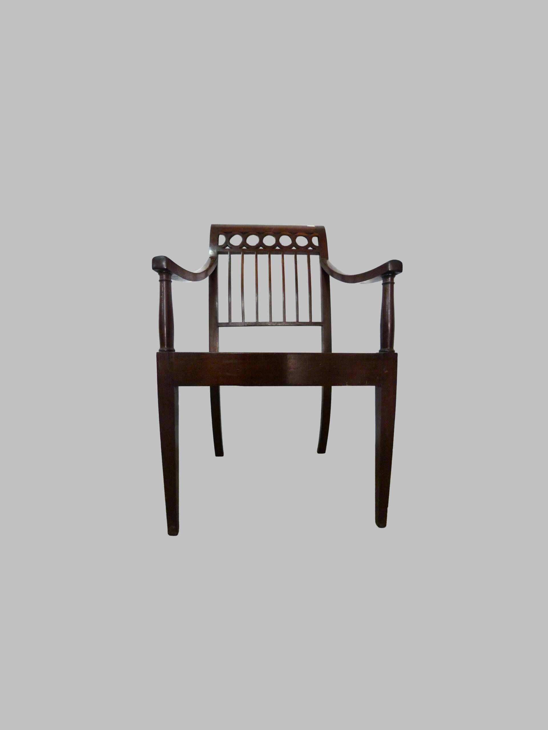 Sillón Menorquín Imperio de Caoba – c. 1800 — изображение 5