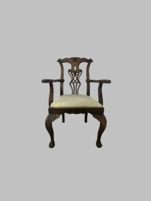 Sillón Chippendale de Caoba – Siglo XVIII