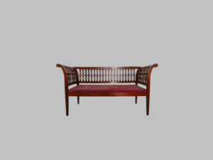 Sofá Menorquín Imperio de Caoba – c. 1800