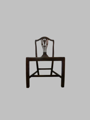 Silla Chippendale Inglesa de Caoba – Siglo XVIII
