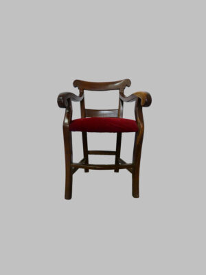 Sillón Imperio de Morera – c. 1800