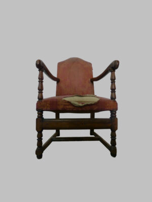 Sillón Luis XIII de Nogal – Siglo XVII