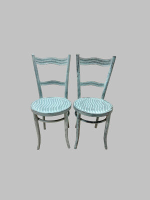 Pareja de Sillas Azules Tipo Tonette