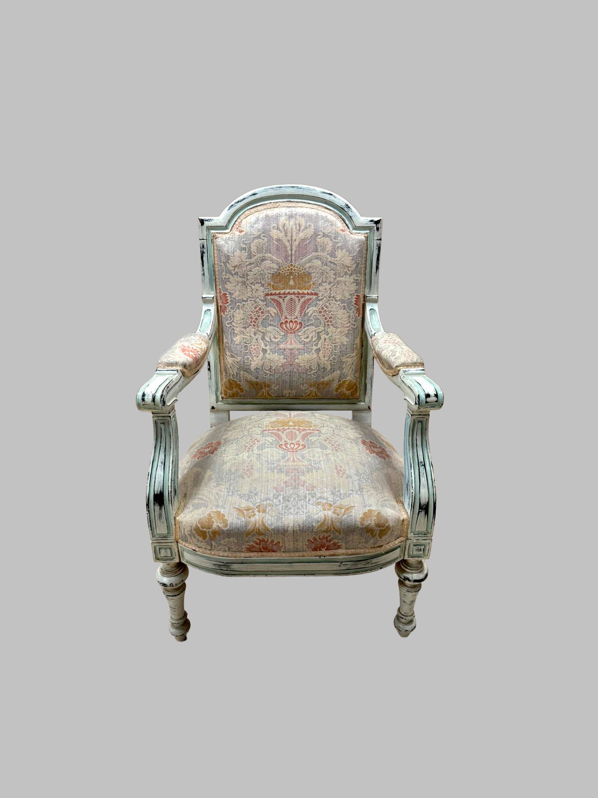 Pareja de Sillones Fernandinos de Caoba - Image 3