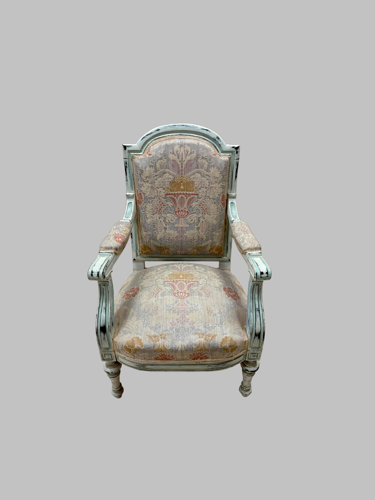 Pareja de Sillones Fernandinos de Caoba - Image 4