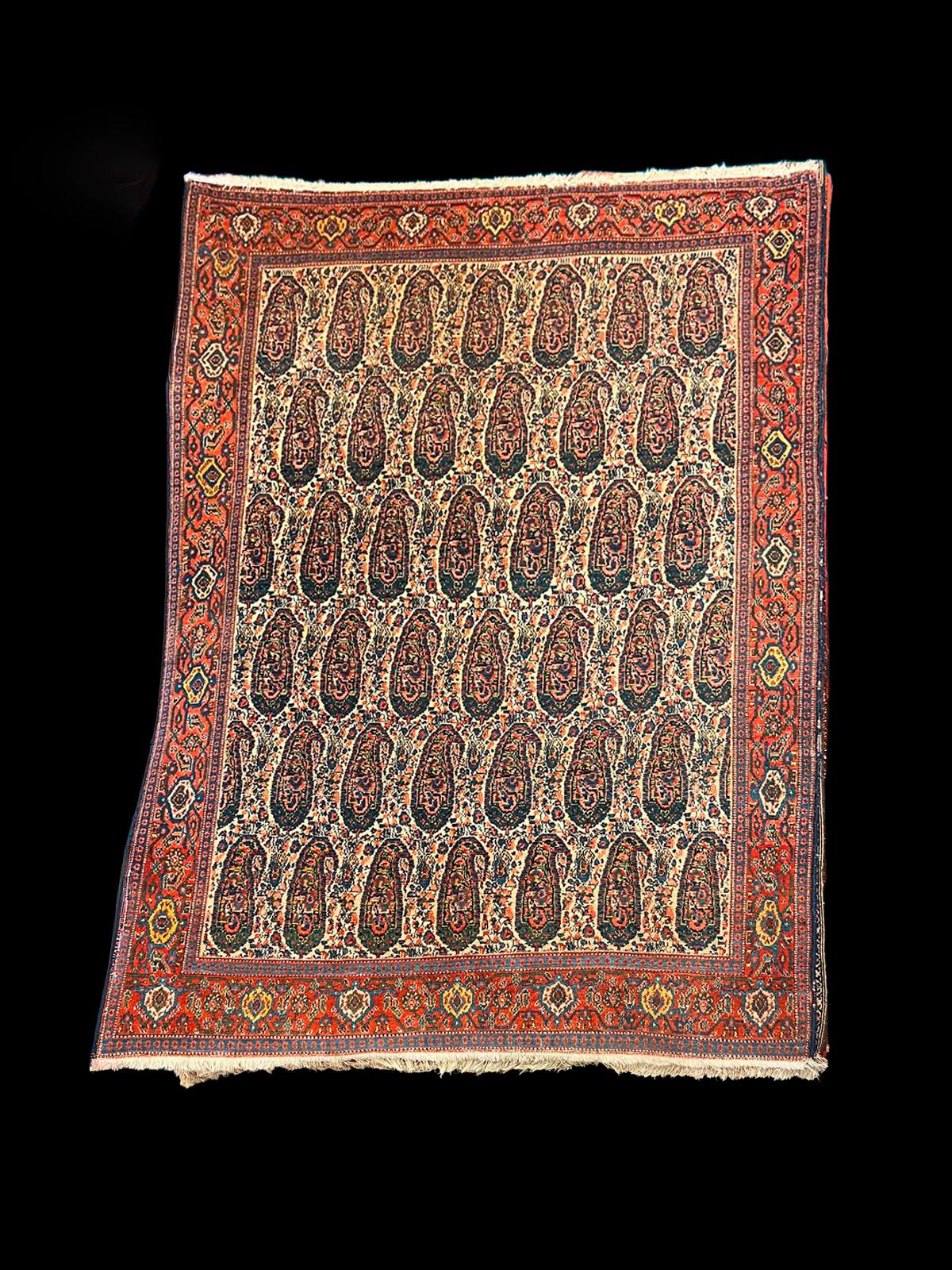 Alfombra Senneh Boteh – Elegancia Kurda en Paisleys