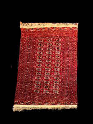 Alfombra Antigua Bukhara – Motivo Gul Tradicional