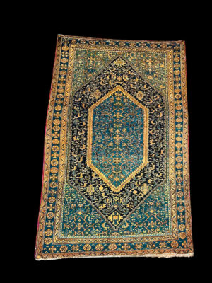 Alfombra Senneh Antigua – Precisión y Elegancia Persa