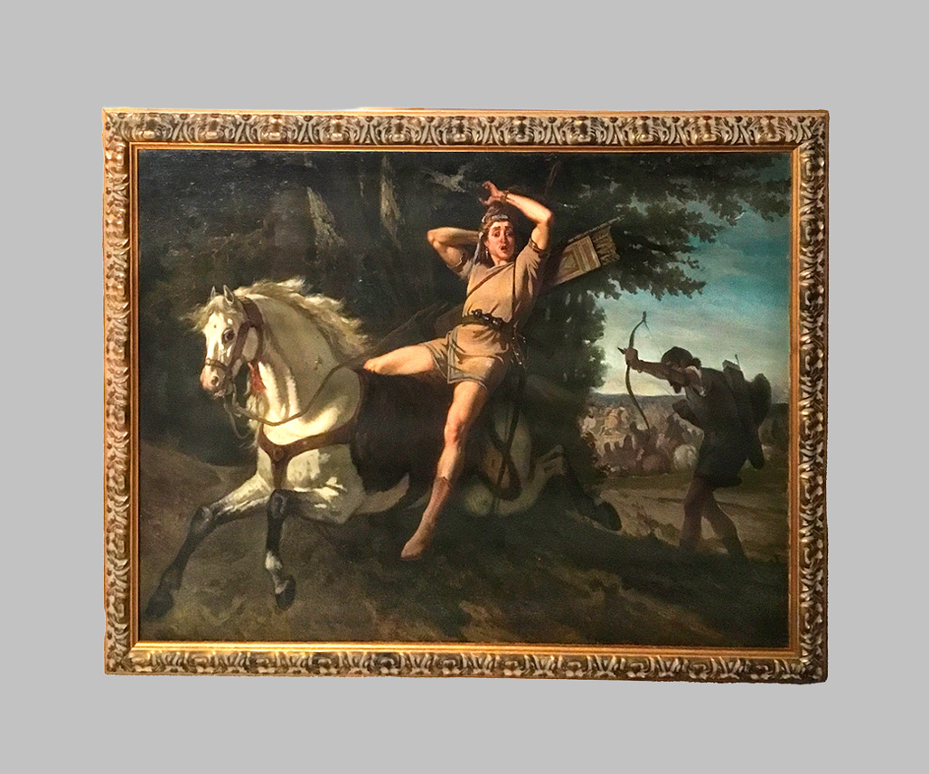 “Cazador cazado a caballo” (Mitología Clásica) - Siglo XVIII